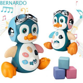 Bernardo เครื่องดนตรีอิเล็กทรอนิกส์ ลายการ์ตูนเพนกวิน พร้อมเสียงเพลง เหมาะกับของขวัญวันเกิด สําหรับเด็กคลาน