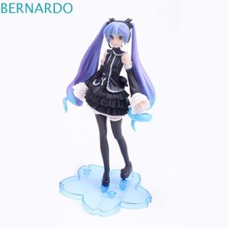 Bernardo โมเดลฟิกเกอร์ รูปปั้นอนิเมะ Hatsune Miku สีม่วง สําหรับตกแต่งเค้ก