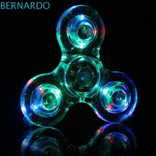 Bernardo ของเล่น Fidget Spinner มีไฟ LED เรืองแสงในที่มืด บรรเทาความเครียด สําหรับเด็ก