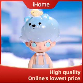 Ihome * ของแท้ POPMART ihome * ฟิกเกอร์ POPMART DIMOO Aquarium Series กล่องปริศนา แฮนด์เมด สําหรับตกแต่ง