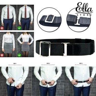 Ellastore123 สายรัดเสื้อเชิ้ต ยืดหยุ่น ปรับได้ ป้องกันริ้วรอย สําหรับผู้ชาย ผู้หญิง