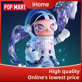 Ihome * ของแท้ ฟิกเกอร์ Pop Mart Space 100% MOLLY Anniversary Series สไตล์ใหม่ สําหรับตกแต่งรถยนต์