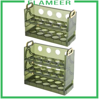 [Flameer] กล่องเก็บไข่ ความจุขนาดใหญ่ สําหรับตู้เย็น