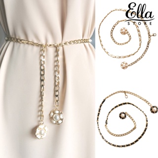 Ellastore123 สายโซ่ถัก โลหะผสม สะดุดตา เรียบง่าย เครื่องประดับ สําหรับผู้หญิง