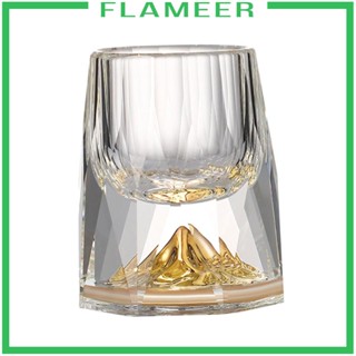 [Flameer] แก้วฟอยล์สีทอง ประดับเพชร สไตล์จีน สําหรับใส่อาหารเย็น วันหยุด