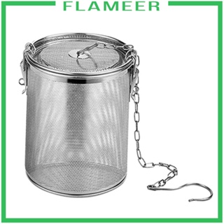 [Flameer] ที่กรองชาเครื่องเทศ แบบสเตนเลส พร้อมตะขอ