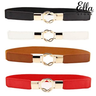 Ellastore123 หัวเข็มขัดล็อค แบบแหวนคู่ ยืดหยุ่น ไม่ซีดจาง ปลดเร็ว อุปกรณ์เสริม สําหรับตกแต่ง