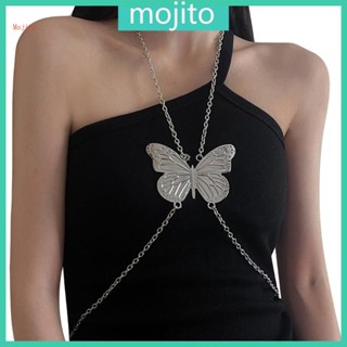 Mojito เข็มขัดคาดเอว ลายผีเสื้อ เซ็กซี่ สไตล์ฮิปฮอป สําหรับเต้นรํา เต้นรํา สตรีทอเมริกัน เทศกาลดนตรี