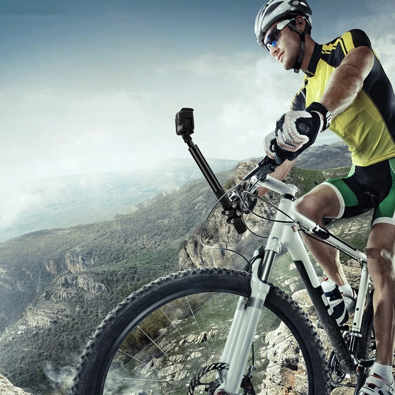 รถจักรยานยนต์จักรยานHandlebar Mount Selfie StickจักรยานMonopodสําหรับGoPro Mount DJI Stand Insta360 thumbnail 8