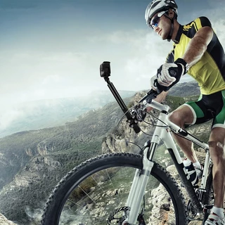 รถจักรยานยนต์จักรยานHandlebar Mount Selfie StickจักรยานMonopodสําหรับGoPro Mount DJI Stand Insta360