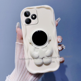 Phone Case Tecno Camon 20 Pro Spark Go 2023 Spark 10 Pro 10C Pop 7 Pro เคสโทรศัพท์มือถือนิ่ม กันน้ํา ลายนักบินอวกาศ พร้อมสายคล้องข้อมือ สําหรับ