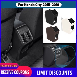 แผ่นหนังไมโครไฟเบอร์ กันเตะช่องระบายอากาศด้านหลัง คุณภาพสูง สําหรับ Honda City 2015 2016 2017 2018 2019