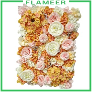 [Flameer] แผงผ้าไหมประดิษฐ์ ลายดอกไม้ ขนาด 40x60 ซม. สําหรับตกแต่งผนัง ฉากหลัง งานแต่งงาน ปาร์ตี้