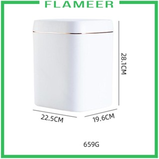 [Flameer] ถังขยะอัจฉริยะ ไร้การสัมผัส อัตโนมัติ สําหรับบ้าน ห้องนั่งเล่น สํานักงาน