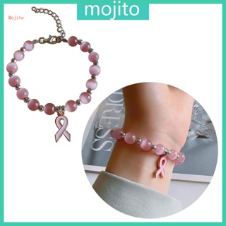 Mojito สร้อยข้อมือ ริบบิ้น โอปอล โลหะผสม สไตล์ฮิปฮอป ปรับได้ เครื่องประดับแฟชั่น