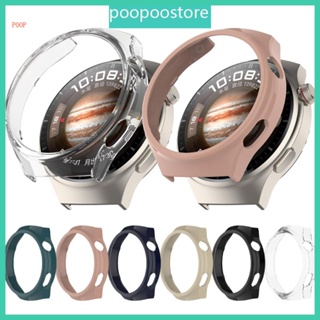 Poop ฟิล์มไฮโดรเจลกันรอยหน้าจอนาฬิกาข้อมือ แบบครึ่ง สําหรับ Watch 4 Pro Smartwatch BumperShell Hou