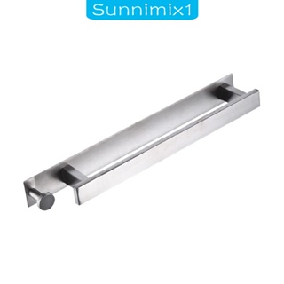 [Sunnimix1] ราวแขวนผ้าขนหนู แบบติดผนัง พร้อมตะขอสเตนเลส สําหรับห้องครัว ห้องน้ํา ห้องซักรีด