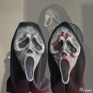 Ghostface Scream Mask 6 Killer Latex มาสคาร่าสยองขวัญผีดิบแวมไพร์ Ghost Face Carnival Cosplay เครื่องแต่งกายฮาโลวีนน่ากลัว The Evil คอสเพลย์ Props M