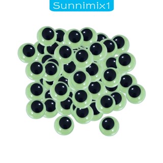 [Sunnimix1] ดวงตาเรืองแสงในที่มืด ขยับได้ อุปกรณ์เสริม สําหรับงานฝีมือฮาโลวีน