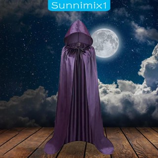 [Sunnimix1] เสื้อคลุมคอสเพลย์ฮาโลวีน มีฮู้ด สําหรับผู้หญิง ผู้ใหญ่