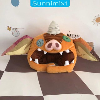 [Sunnimix1] หมวกคอสเพลย์ รูปหมู สําหรับเด็ก และผู้ใหญ่