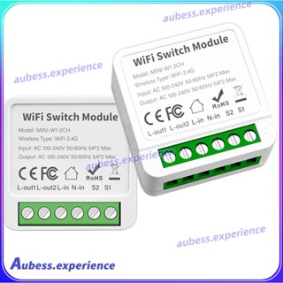 สมาร์ทไร้สายสวิทช์ Mini 2 Way โมดูล On Off Timer Breaker สำหรับ Google Home Alexa รุ่น Wifi/zigbee รุ่น Experth