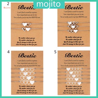 Mojito สร้อยข้อมือ โลหะผสม รูปหัวใจ เครื่องประดับ สําหรับงานปาร์ตี้