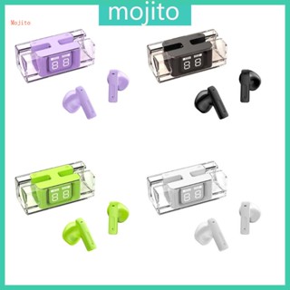 Mojito E90 TWS ชุดหูฟังบลูทูธไร้สาย พร้อมเคสชาร์จ จอแสดงผล Led ควบคุมแบบสัมผัส