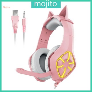 Mojito ชุดหูฟังอินไลน์ พร้อมไฟเท่ คุณภาพเสียง Hifi