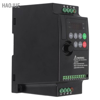 HaoJue ไดรฟ์ความถี่ตัวแปร VFD 1.5KW AC380 400V อินพุต AC380V เอาต์พุต 3PH สำหรับเครื่องกลึงปั๊ม