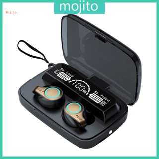 Mojito หูฟังไร้สาย พร้อมที่ชาร์จ ตัดเสียงรบกวน CVC สําหรับเคสสเตอริโอ