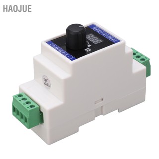 HaoJue เครื่องกำเนิดสัญญาณปัจจุบัน จอแสดงผลดิจิตอล 4-20mA DC 24V การติดตั้งรางจำลองแอนะล็อก