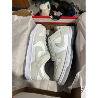 รองเท้าผ้าใบ NK Dunk Low "Photon Dust" Ash White DD1503-103 2021