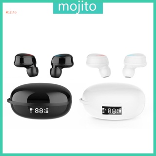 Mojito หูฟังสเตอริโอไร้สาย IPX 4 บลูทูธ 5 0 กันเหงื่อ