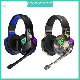 Poop ชุดหูฟังเล่นเกม 86 61 นิ้ว พร้อมสายเคเบิล 2 in 1