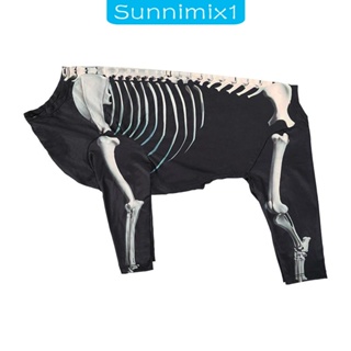 [Sunnimix1] เครื่องแต่งกายคอสเพลย์ฮาโลวีน สําหรับสัตว์เลี้ยง สุนัข แมว