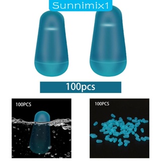 [Sunnimix1] ทุ่นลอยน้ํายาง ใช้ง่าย สําหรับตกปลา 100 ชิ้น