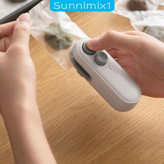 [Sunnimix1] เครื่องซีลถุงสูญญากาศ แบบพกพา 2 in 1 สําหรับเก็บอาหาร