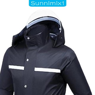 [Sunnimix1] เสื้อกันฝน พร้อมเสื้อแจ็กเก็ต และกางเกงปีก ถอดออกได้ สะท้อนแสง สําหรับขี่รถจักรยานยนต์