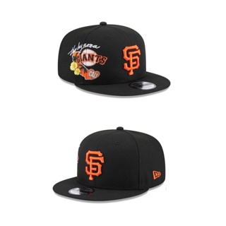 หมวกเบสบอลลําลอง ผ้าฝ้าย ลายทีม MLB San Francisco Giants สามารถปรับได้ แฟชั่นฤดูใบไม้ร่วง สําหรับผู้ชาย และผู้หญิง