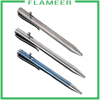 [Flameer] ปากกาลูกลื่น ไทเทเนียมอัลลอย ถอดเปลี่ยนได้ สําหรับผู้หญิง และผู้ชาย