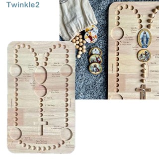 Twinkle ถาดไม้ เรียบง่าย สําหรับทําเครื่องประดับ DIY