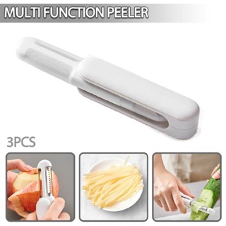 3 in 1 Multifunctional Rotary Paring Peeler Vegetable Fruit Peeler Garlic Slicer