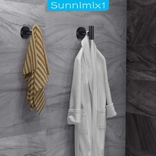 [Sunnimix1] ตะขอแขวนผ้าขนหนู ร่ม สระว่ายน้ํา แบบสเตนเลส ติดผนัง ทนทาน สําหรับโรงแรม โรงรถ 2 ชิ้น