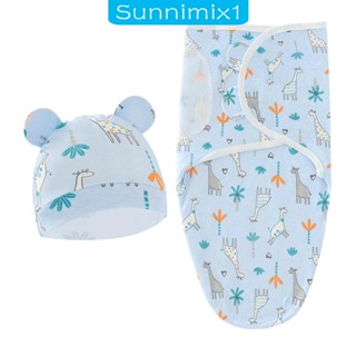 [Sunnimix1] ผ้าห่ม ผ้าห่อตัว สําหรับเด็กทารกแรกเกิด อายุ 0~12 เดือน