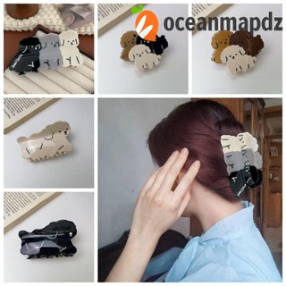 Oceanmapdz กิ๊บติดผม รูปกรงเล็บ ตัวอักษร เรขาคณิต หวานแหวว สําหรับสัตว์เลี้ยง สุนัข ลูกสุนัข