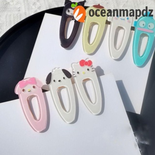 Oceanmapdz กิ๊บติดผม ลายการ์ตูนเมโลดี้ สไตล์เกาหลี สําหรับเด็กผู้หญิง