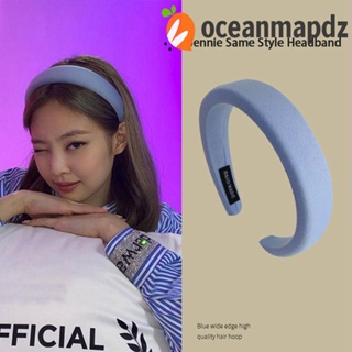 Oceanmapdz สาว ที่คาดผม หวาน เรียบง่าย ผู้หญิง กิ๊บ ที่คาดผม ล้างหน้า ที่คาดผม กว้าง สไตล์เกาหลี ที่คาดผม