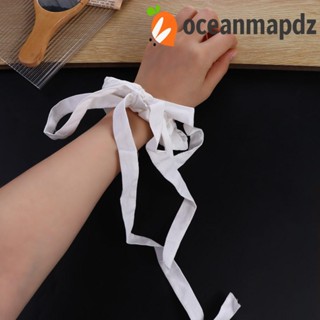 Oceanmapdz ผ้าโพกศีรษะ บัลเล่ต์คอร์ Scrunchies ยืดหยุ่น สไตล์เกาหลีวินเทจ โบ พู่ ใหม่ ผ้าโพกศีรษะ ที่ใส่ผมหางม้า สไตล์ฝรั่งเศส ยางรัดผม