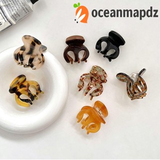 Oceanmapdz กิ๊บติดผม รูปกรงเล็บปลาฉลาม ขนาดเล็ก หรูหรา สไตล์ฝรั่งเศส แฟชั่นสําหรับผู้หญิง